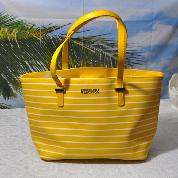 Kenneth Cole Reaction Handbags - Kenneth Cole Reaction Tote Bag Yellow